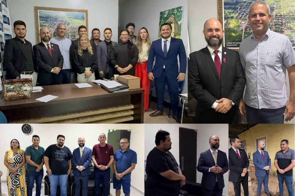Presidente da OAB-AP realiza visita institucional nos municípios de Tartarugalzinho e Oiapoque